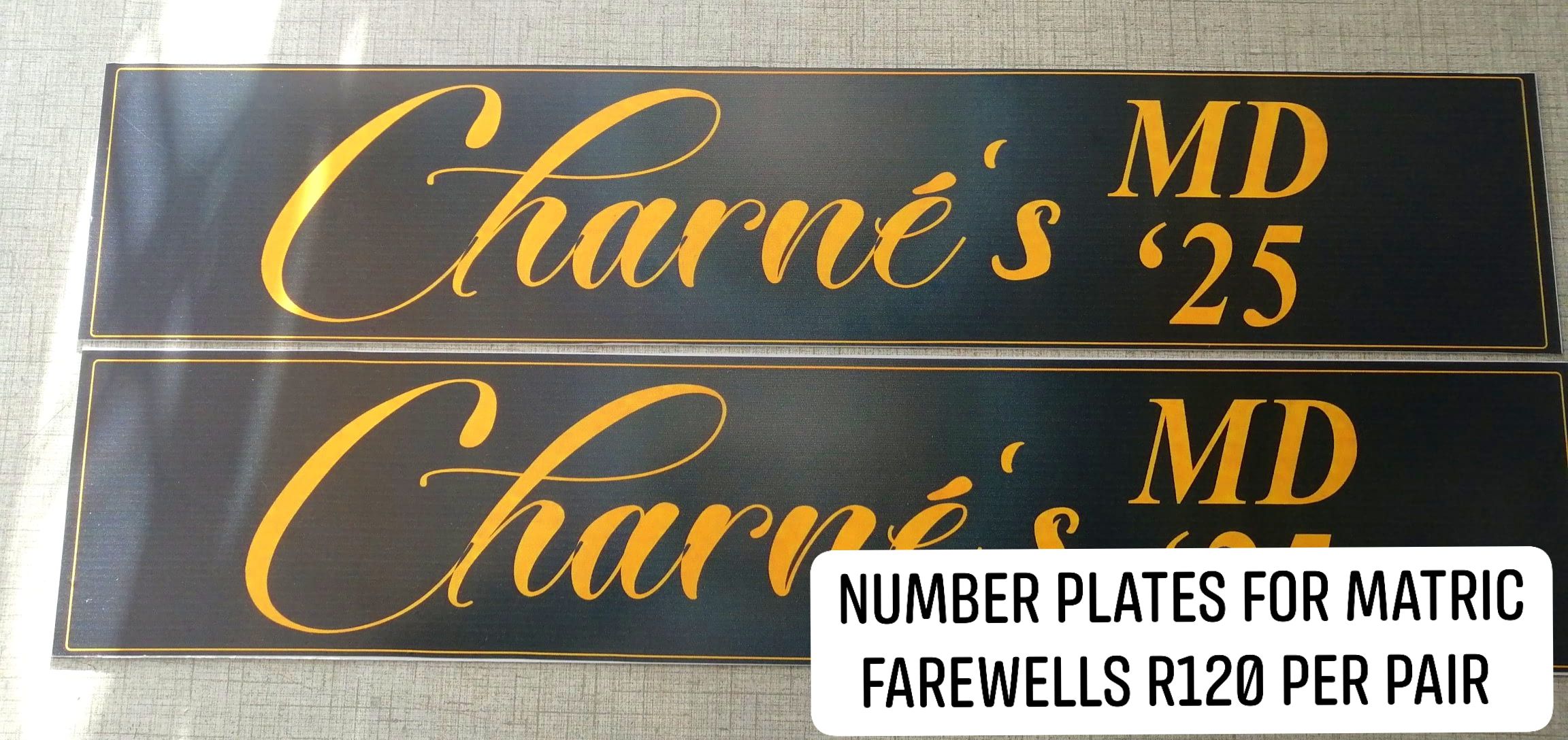 number plates